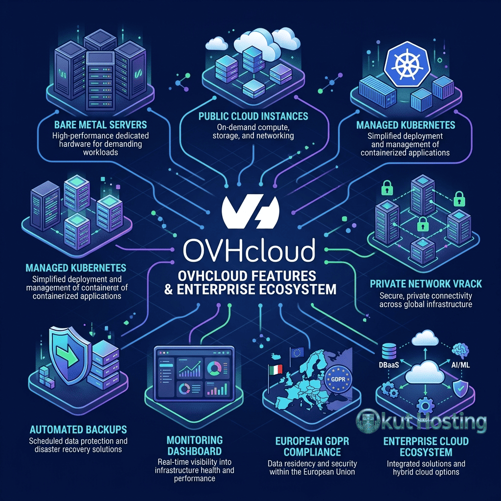 OVHcloud features and infrastructure